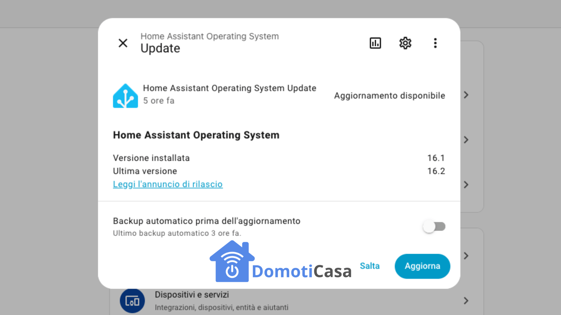Rilasciato Home Assistant OS 16.2 Novità e Miglioramenti