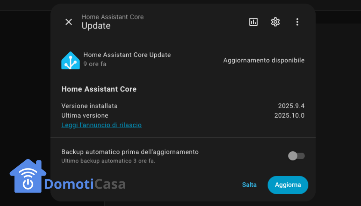 Home Assistant 2025.10 Undo, Redo e Intelligenza Artificiale per Immagini