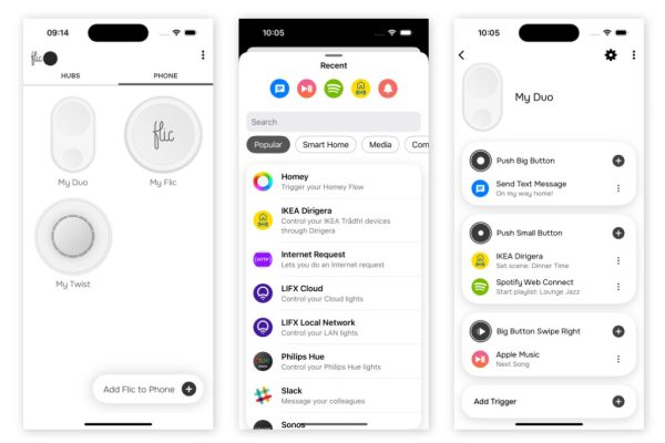 Flic lancia la nuova app smart home con supporto Flic Duo e integrazione Sonos migliorata Flic lancia la nuova app