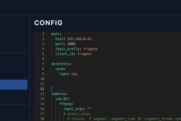 Come installare Frigate su Home Assistant