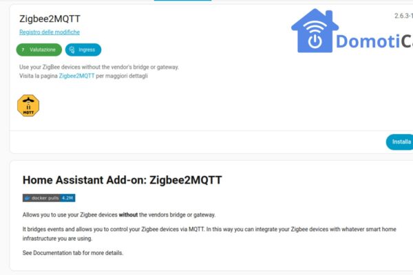 Come installare Zigbee2MQTT su Home Assistant