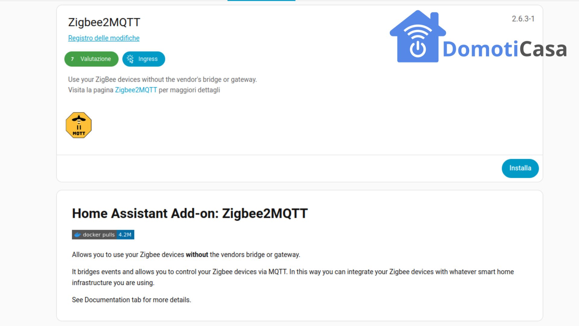 Come installare Zigbee2MQTT su Home Assistant