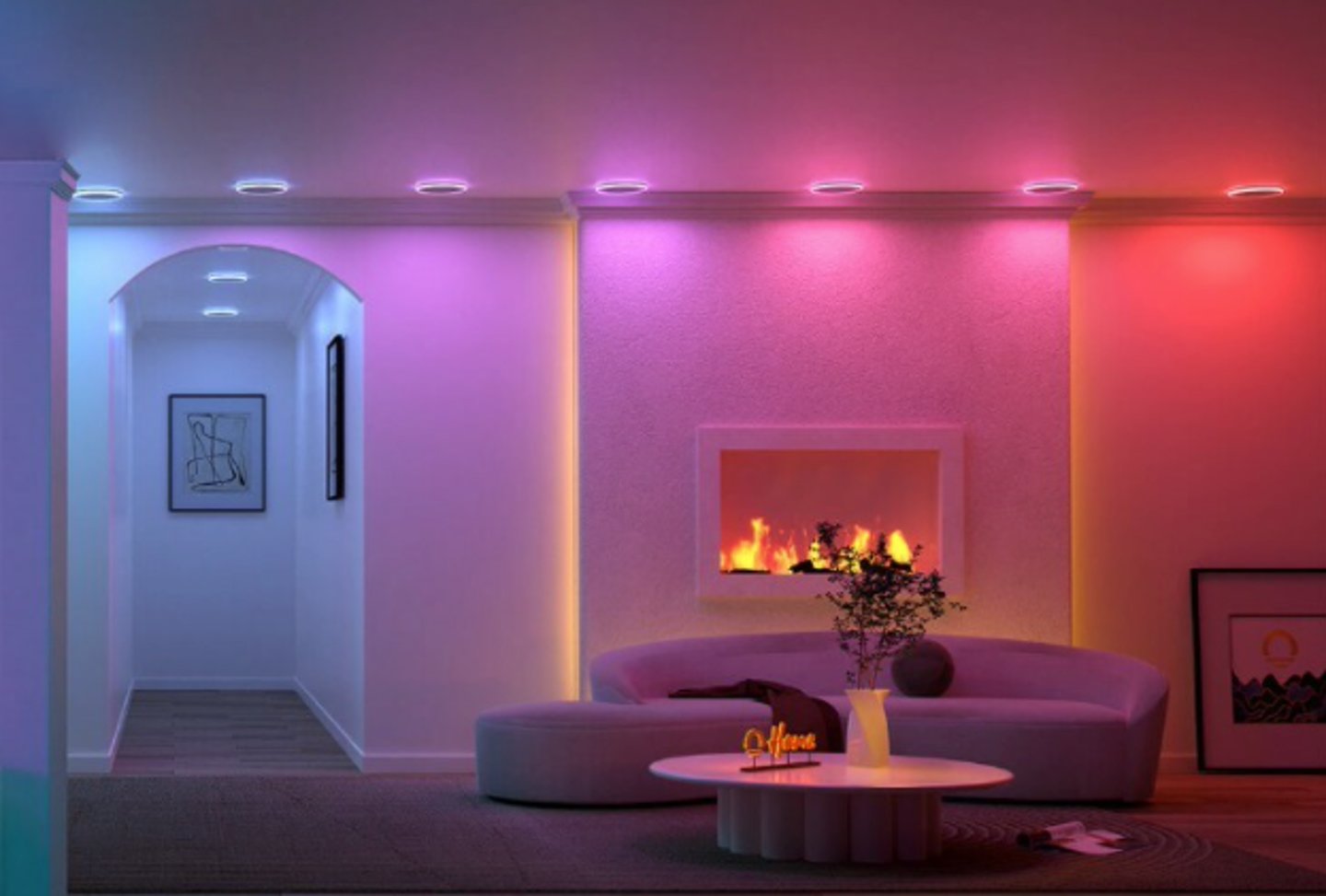 accensione automatica luci intelligente