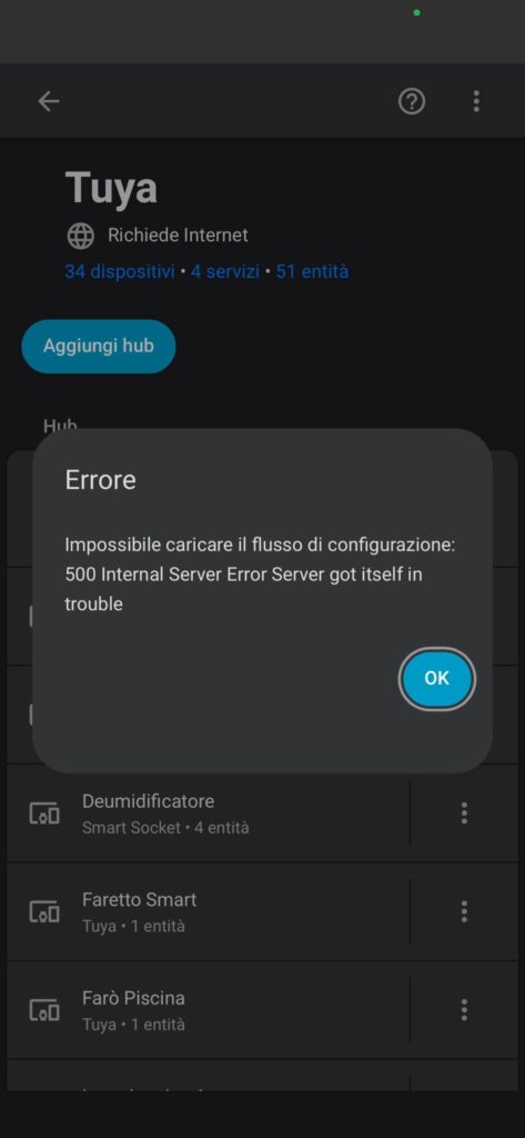 downl cloudflare integrazione tuya
