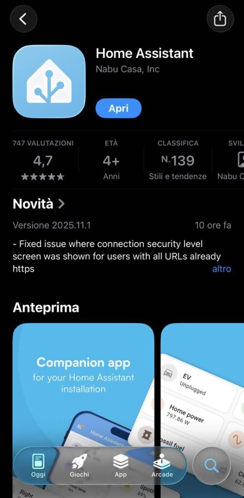 home assistant appstore
