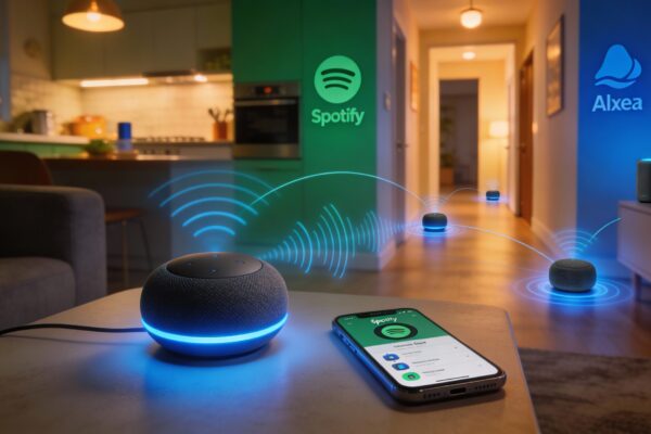 Guida audio multi-room Alexa e Spotify