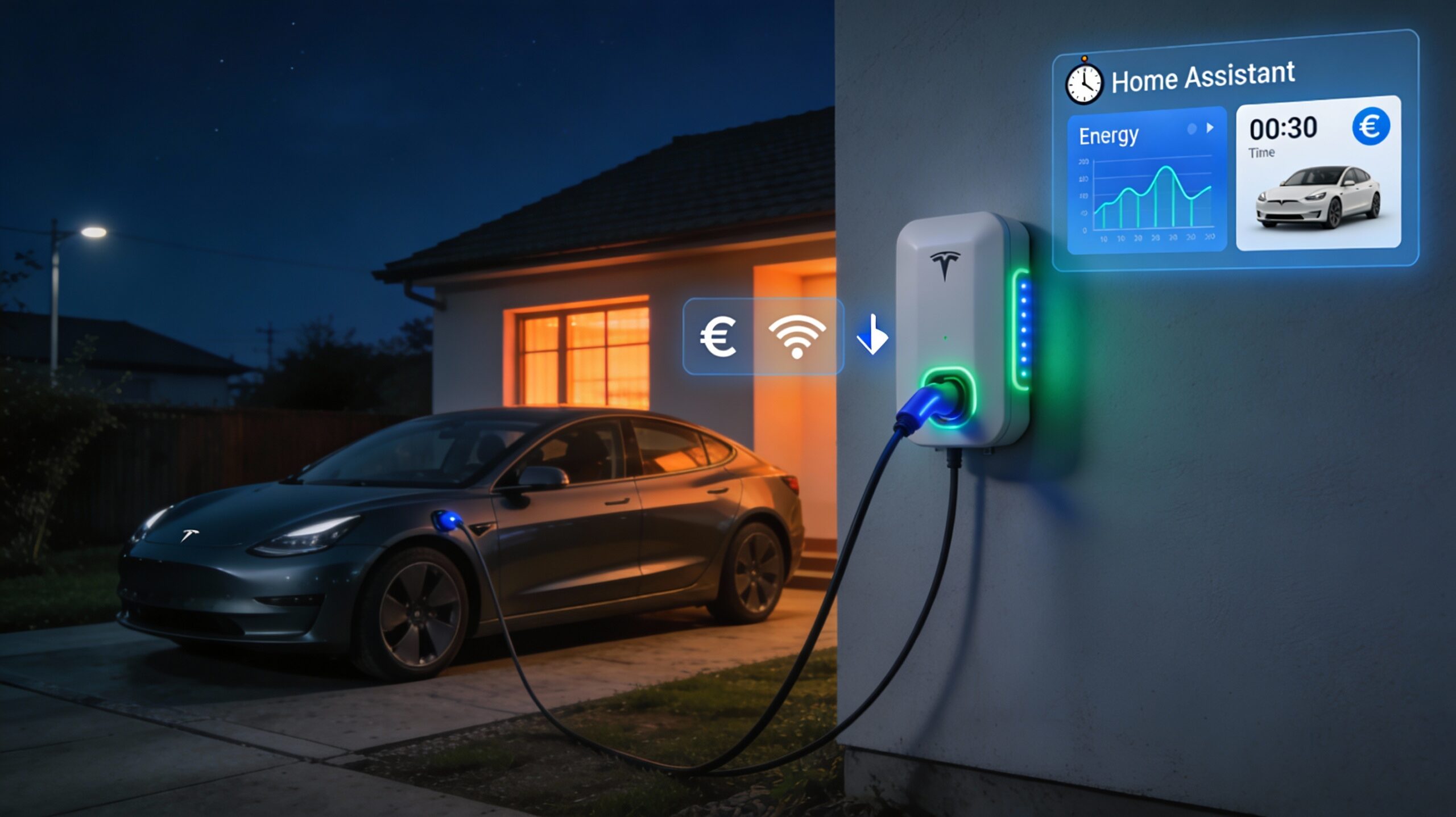 Ricarica auto elettrica Home Assistant