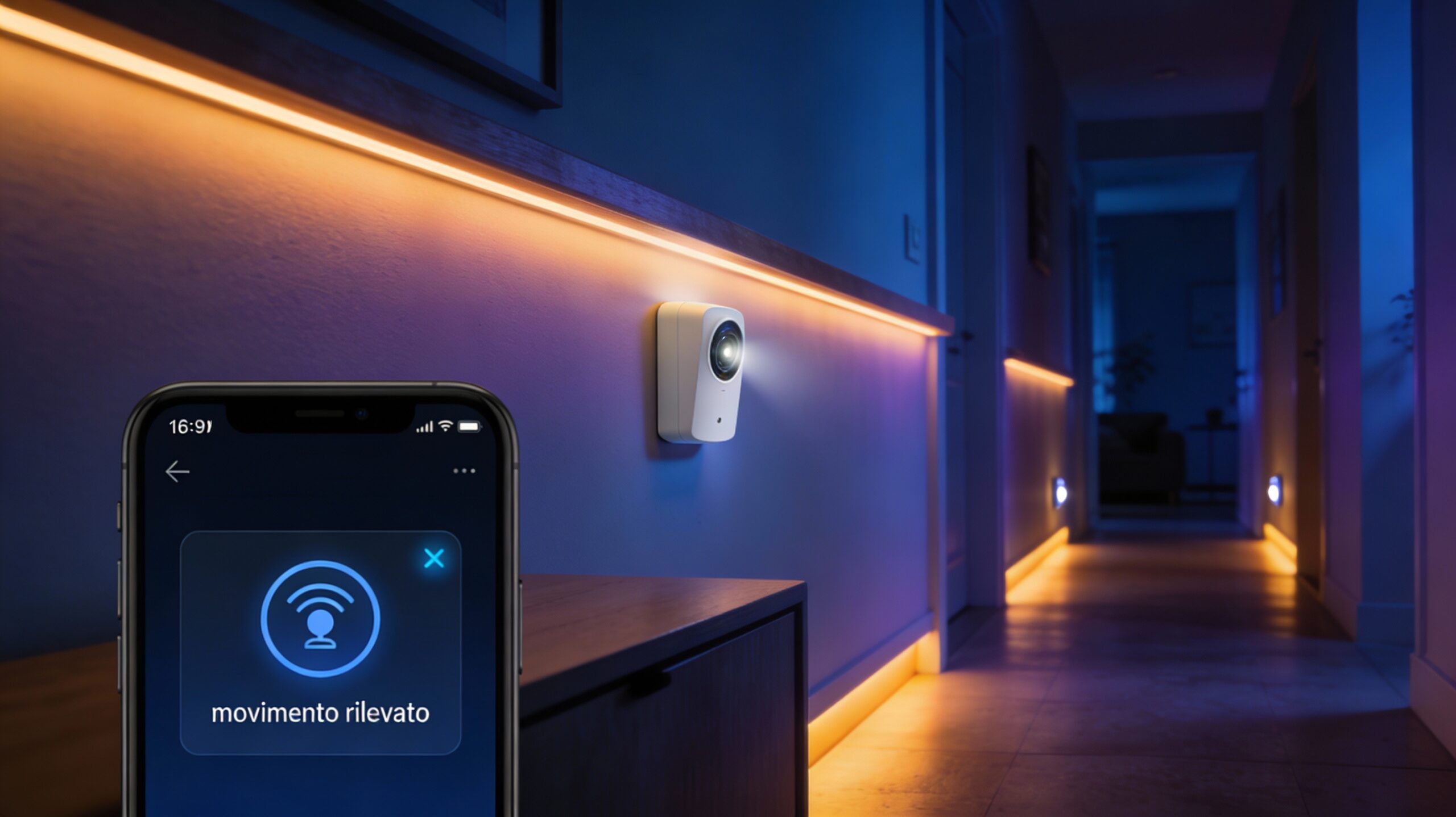 Scenario Guardia Notturna domotica