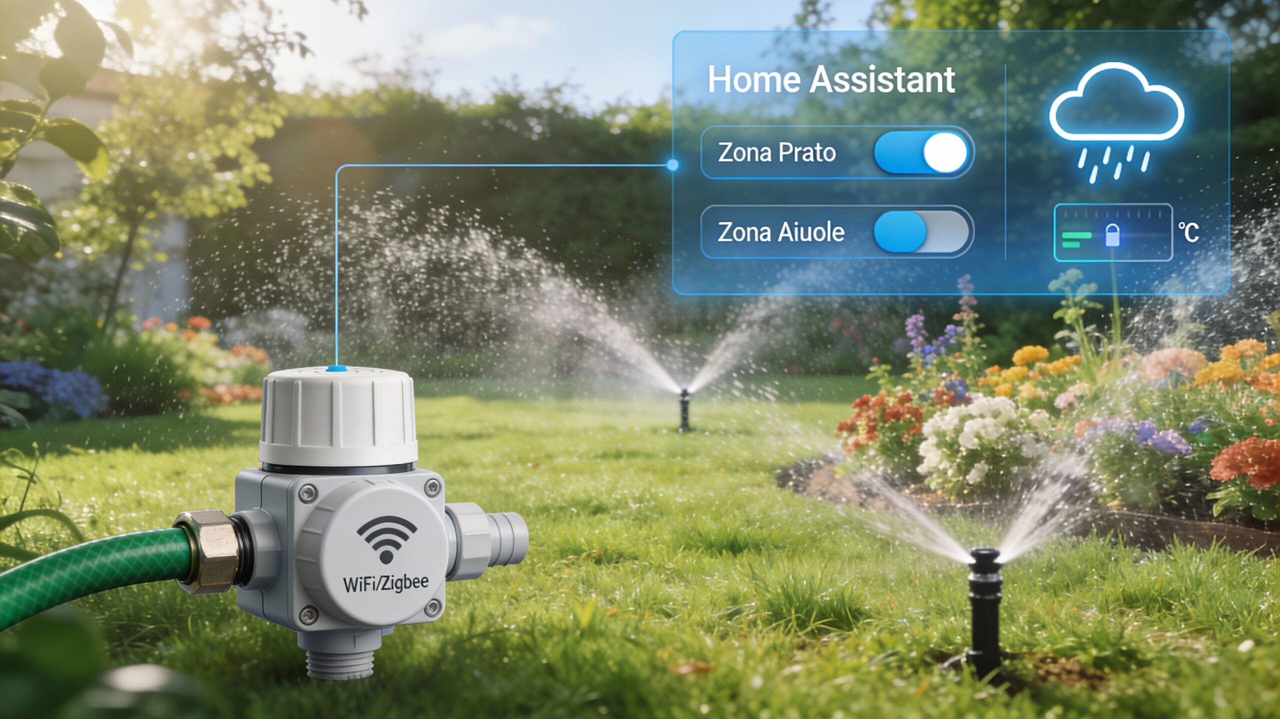 Automazione irrigazione smart Home Assistant