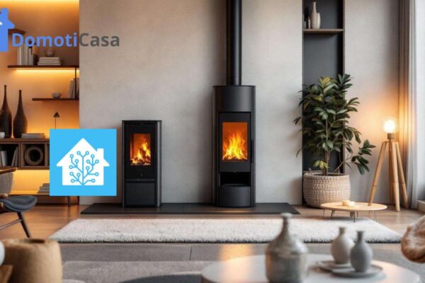 Controllo stufa pellet su Home Assistant con temperatura esterna, meteo forecast, geofencing e scheduling settimanale